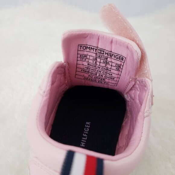 Tommy Hilfiger Pink Runners/Shoes Girl Toddler Size 2 - Picture 6 of 9